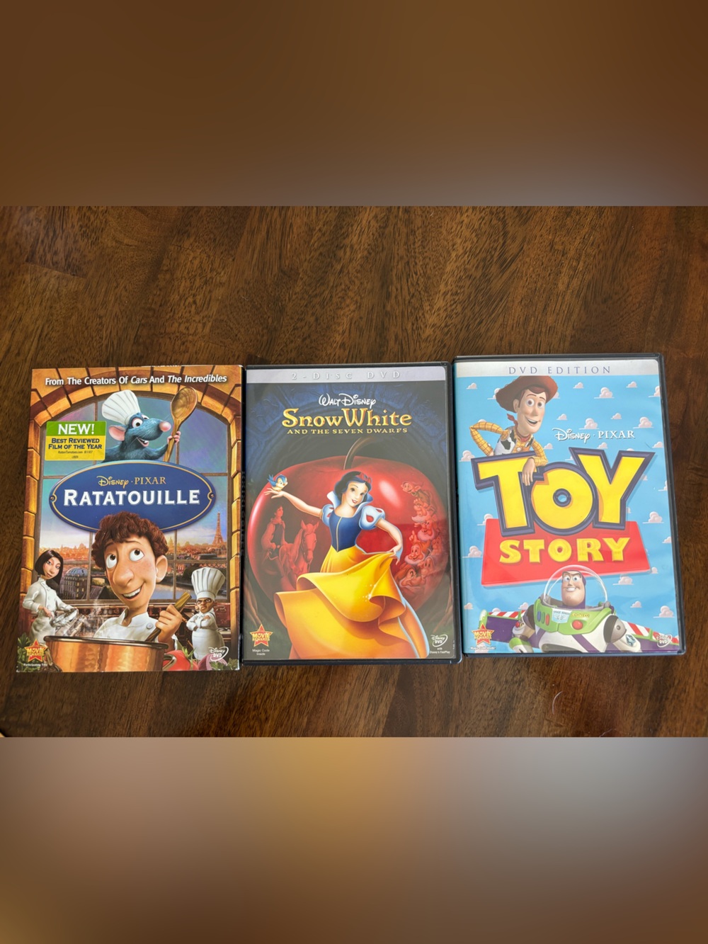 Disney Classics DVD Set - Ratatouille Snow White and Toy Story